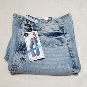 Tinseltown High Waist Wide Leg Butterfly Jeans 5/27